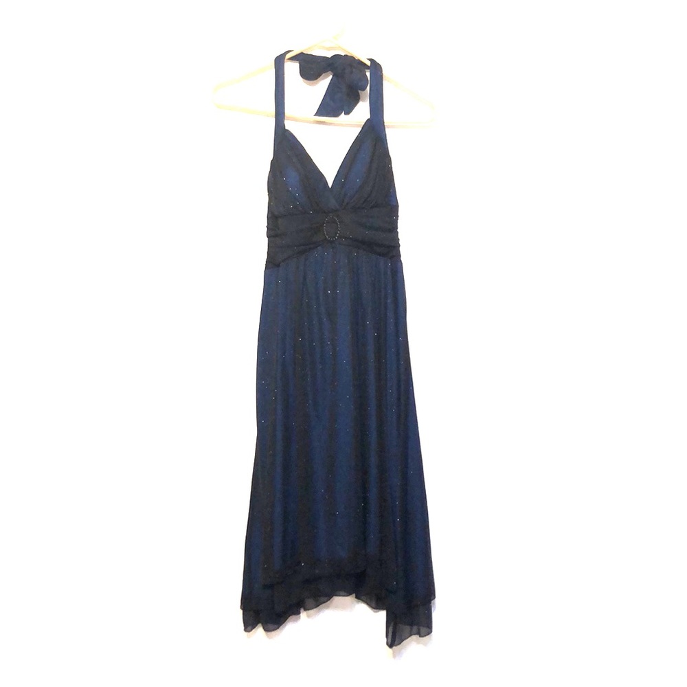 Dark Navy Sparkly Formal